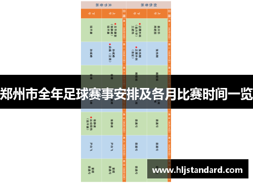 郑州市全年足球赛事安排及各月比赛时间一览